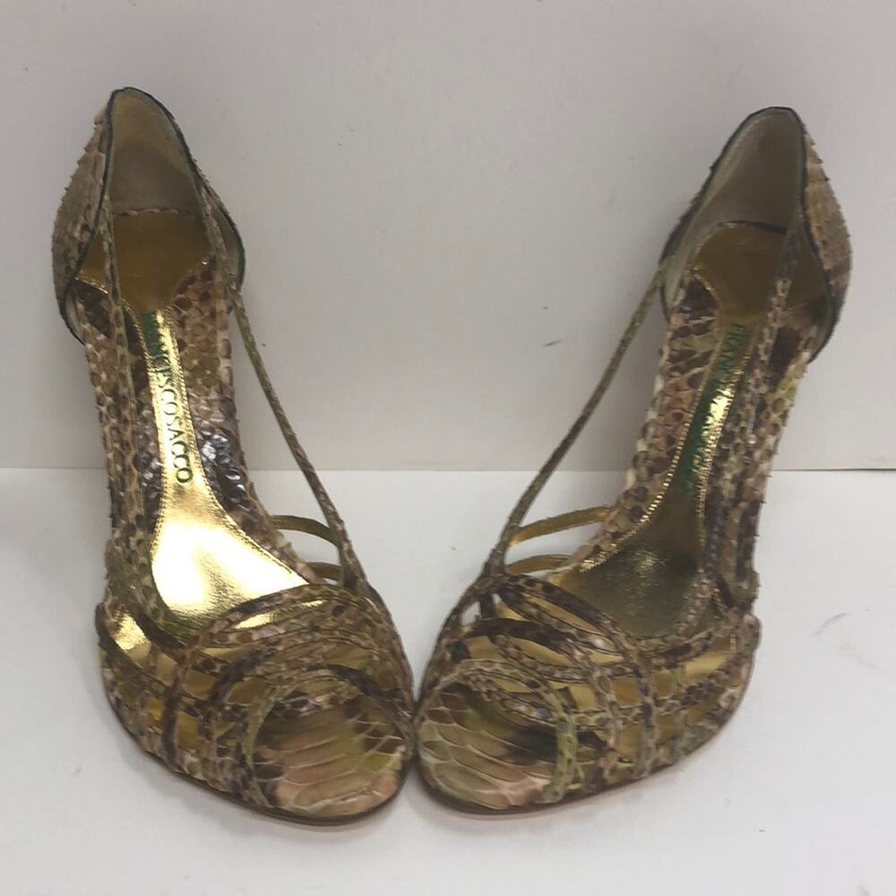 Francesco Sacco Made in Italy Snakeskin High Heel